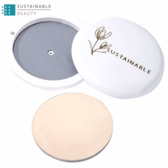 Magnetic Small Mini Unique Bamboo Empty Make up Compact