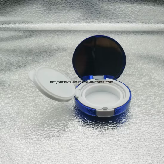 Hot Sale Round Empty Bb Cc Cushion Powder Case / Container / Packaging / Box / Packing with Mirror