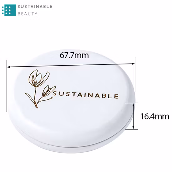 Magnetic Small Mini Unique Bamboo Empty Make up Compact